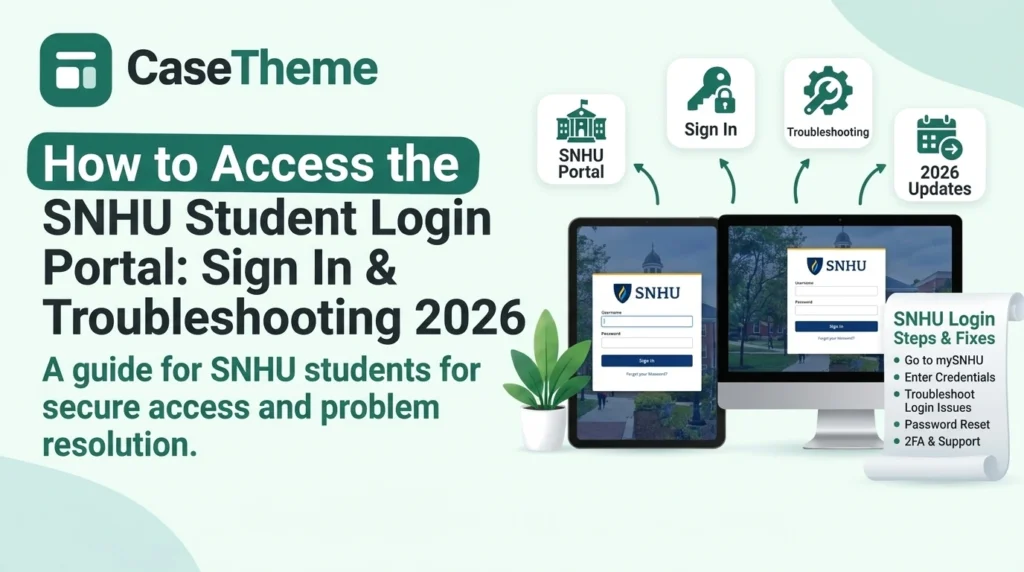 How to Access the SNHU Student Login Portal Sign In & Troubleshooting 2026